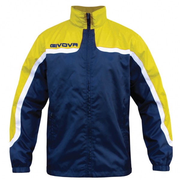 Αδιάβροχο Μπουφάν Ανδρικό GIVOVA RAIN JACKET BLUE/YELLOW